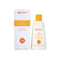 Janssen  |  Sun Secrets Sun Shield SPF 15    