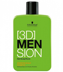 Schwarzkopf Professional&nbsp;&nbsp;|&nbsp;&nbsp;������� ��� �������������� ���� ������  [3D]MEN Sensitive Scalp Shampoo 