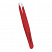 Tweezerman SLANT TWEEZER SIGNATURE RED ������ ��� ������